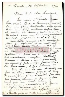 Lourdes - Widok na Bazylikę z Zamku Fort - P.D. n°41 — Rewers