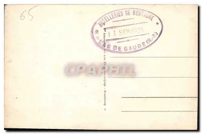Cauterets — Jezioro Gaube — Wydawca: Fot. de Montagne, nr 81 — Rewers