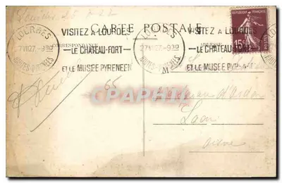 Wejście do krypty — Lourdes — J. L. n° 732 — Rewers