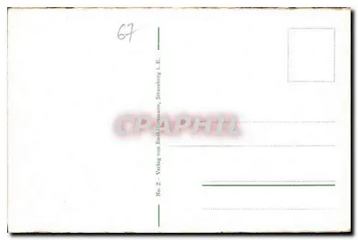 Strasbourg i. E. — Katedra, strona południowa — Wydawca: Verlag von Emil Hartmann, Strasbourg — Rewers