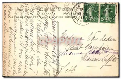 Monte-Carlo — Os Jardins e o Casino — ND Phol, n° 744 — Verso