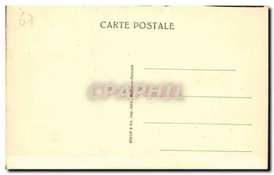 Strasbourg — Most Wosz i Katedra Świętego Pawła — Braun & Cie, Mulhouse-Domach — Rewers