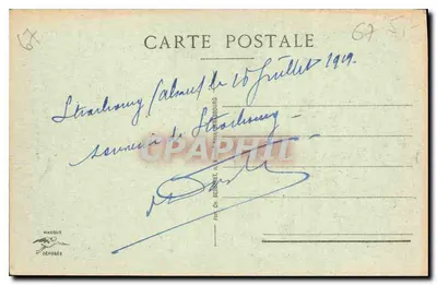 Strasbourg - Katedra (Strona Południowa) — nr 6 — Rewers