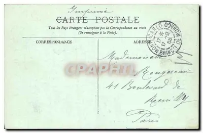 Monaco — Het Paleis van de Prins — uitgever Marie Grinillet, n° 328 — Achterkant