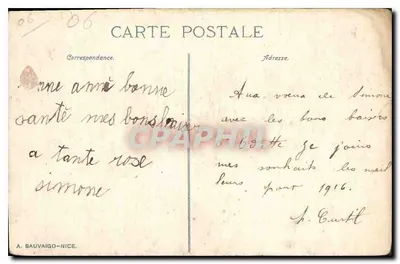 Monte Carlo. I Giardini e il Casinò. ND. Fotografia. — Verso