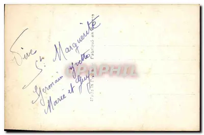 Jovem mulher em vestido azul — flores de margarida — editor ABC, n° 1641 — Verso