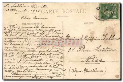 Le Portel — O final da Praia — L. D. B., 550 — Verso