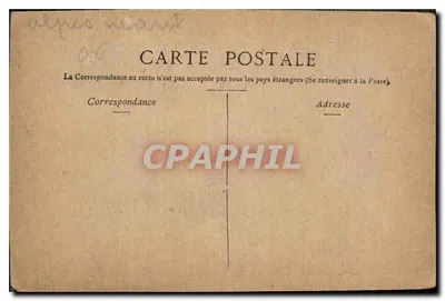 Monaco - Paleis van de Prins - La Tête de Chien — Staerck, Parijs — Achterkant