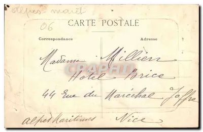 Monte-Carlo — Aleja Boulingrins i Kasyno — Nestor Guerin, wydawca Nicea — Rewers