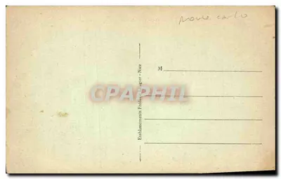 Monte-Carlo — Ogólny widok z Beausoleil — Wydawca: Enthblasements Frédéric Daugier - Nice, n°29 — Rewers