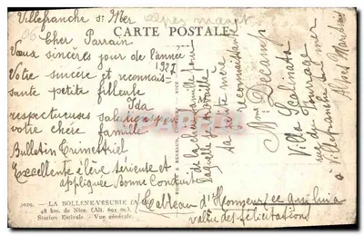 La Bollène-Vésubie — Zomerkurort - Algemene uitzicht — Achterkant