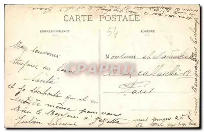 O Claustro de Saint-Gengoult — Toul — Gerdolle e Briquet, editores, Toul, B-4 — Verso