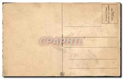 Zamek Zamek — widok malowniczy — M. Barré & J. Doyez, Departament Loire, nr 568 — Rewers