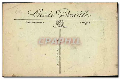Compiègne — Zamek — Sala Ogródnicza — LL — Rewers