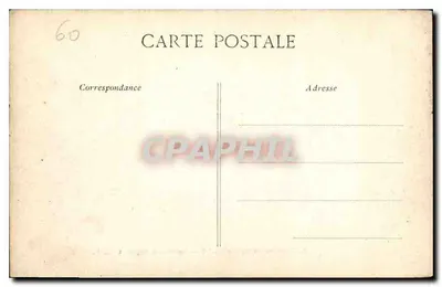 Château de CHANTILLY — Het Grand Degré — C.L.C. — Achterkant