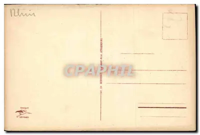 Estrasburgo - A Orangerie — editor Bercheret, n° 750 — Verso