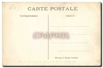 Parc du Château de CHANTILLY — Chapelle St-Paul — Verso