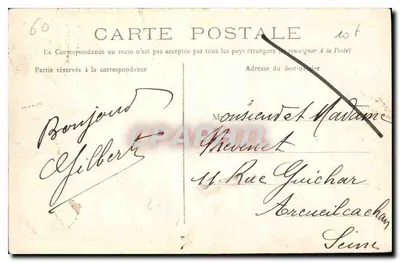 Las COMPIÈGNE — Les Eiangs — Wydawca Galeries — Rewers