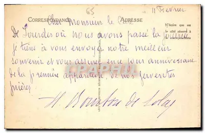 Lourdes — De Processie — De Kinderen van Maria — LL.. — Achterkant