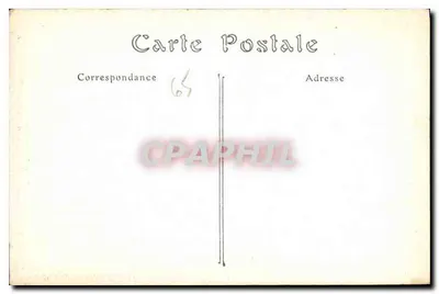 O Pic d'Alian (1.092 m de altitude) e o Village d'Ossen — Lourdes — N.D. — Verso