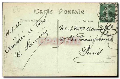 Pierrefonds — Jezioro i Zamek — N.P. Pirot, nr 40 — Rewers