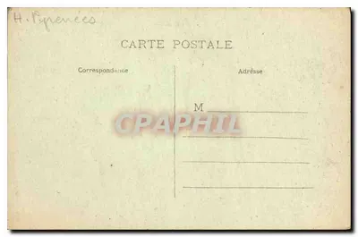 Pic du Midi de Bigorre — L'Hôtellerie (alt. 2677m) — Editor não identificado, n° 522 — Verso