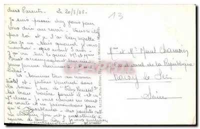 Marselha — O Forte St-Jean e a Catedral — AT — Verso