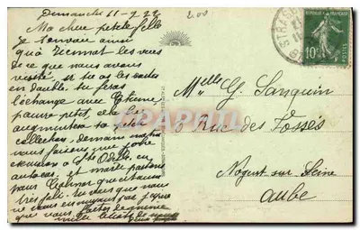 Strasbourg - Most kolejowy nad Rynem — n° 185 — Rewers