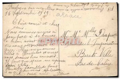 Strasbourg — Igreja protestante da guarnição — editor não identificado — Verso