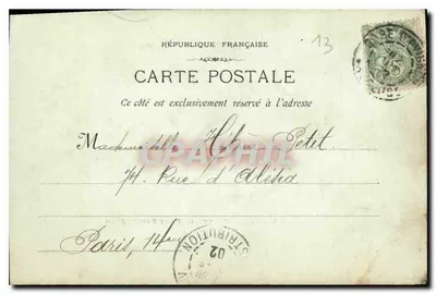 Marsella — Fuerte Saint-Jean — editor Mouty-Lacou, n°37 — Reverso