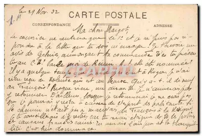 Marsiglia - La Place Castellane e la Colonna Cantini — Editore MARTINI — Verso