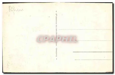 Straatsburg - Huis Kammerzell — uitgever Alphonse des Arts Photographiques, n°42 — Achterkant
