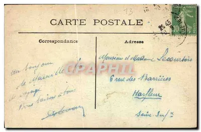 Marselha — A Catedral — Editor: Magnat Thèse, n° 53 — Verso