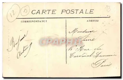 Marseille - De Lifts van Onze Lieve Vrouw van de Wachtpost, L. 138 — Achterkant