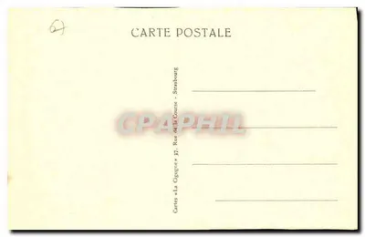 Strasbourg — La Petite France — Cartes « La Gigogne » — Verso