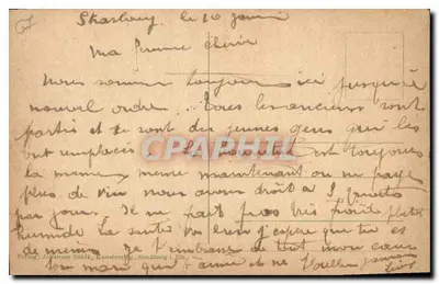 Estrasburgo - Catedral Nossa Senhora — editor Johannes Böhik, série I. E. — Verso