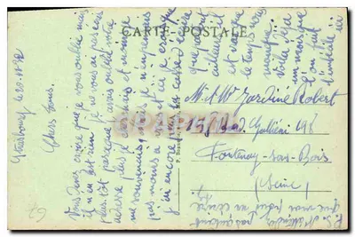 Estrasburgo — As Cegonhas — Edições P. Boandier, n°21 — Verso