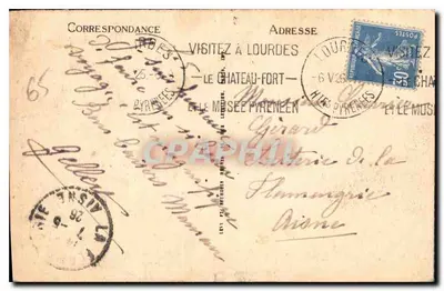 Lourdes — Bazylika i Gave — LL, n° 112 — Rewers