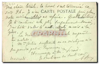 Orléans — La Cattedrale di Santa Croce (Facciata Nord) — Imp. E. RIS — Verso