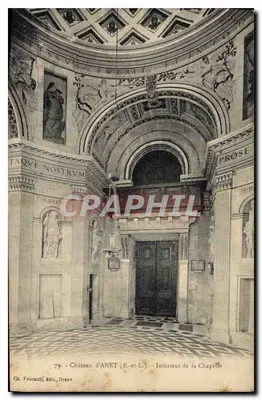 Castelo d'ANET (E.-et-L.) — Interior da Capela — Ch. Fonceauld, editor, Dreux