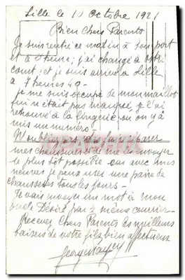 LILLE - A Bolsa — E.C. n°3 — Verso