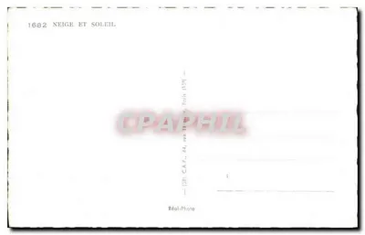 बर्फ और सूर्य — पुराना पोस्टकार्ड पी 44, टुरेन रोड, पेरिस (159) — रियल-फोटो — पीछे