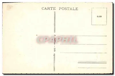 Zamek i jezioro — Wydawca E. Carman, Lille — Numer seryjny nieczytelny — Rewers