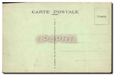 Paryż — Boulevar Haussmann i Magazyny Printemps — A. L. — Rewers
