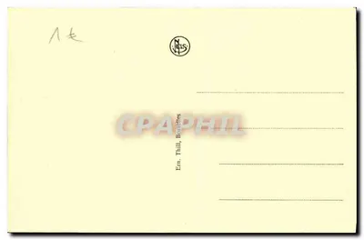 Bruxelas - Praça de Brouckère - Editor Thill, Bruxelas — Verso