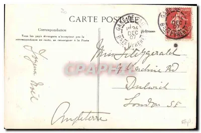 Pau — ptaki i widoki lokalne — E. Lyon, Paryż — Rewers