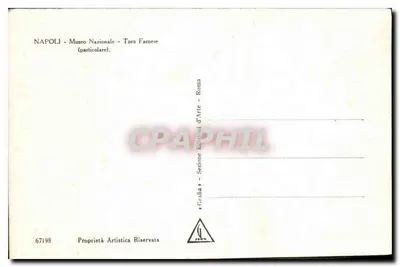 Toro Farnese — rzeźba z Narodowego Muzeum w Neapolu — Wydawnictwo Art Roma — Rewers