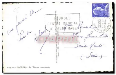Lourdes - De gekroonde Maagd — Cap 46 — uitgever Cap — Achterkant