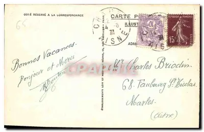 Lourdes — Esplanada i Zamek — LL. — N° 27 — Rewers