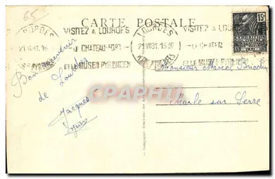 Lourdes - Grotta — wydawca Vrilleze, nr 53 — Rewers